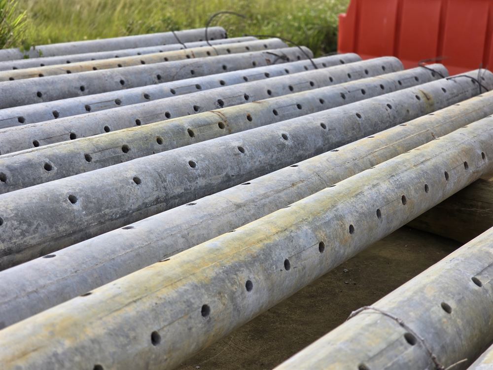 Spun Concrete Two Section Poles, 45/50/65ft, 522 count, Valmont Inc