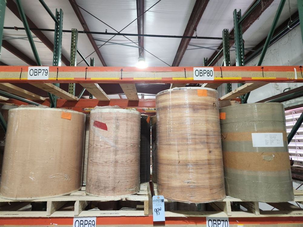 Wood Color Decor Paper Rolls - Unfinished Assorted Stock