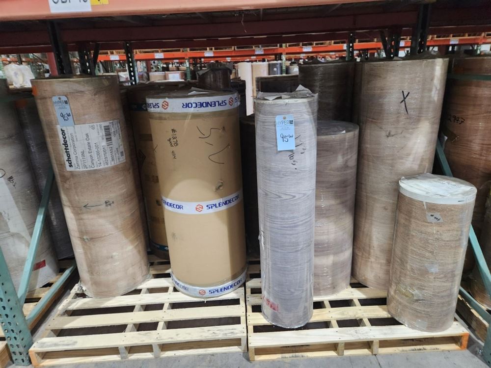 Wood Color Decor Paper Rolls - Unfinished Assorted Stock