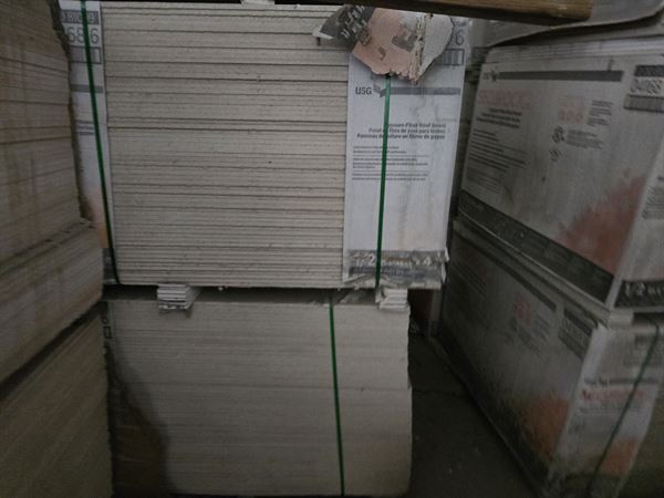 1/2" Secure Rock Gypsum Gypsum Fiber Roof Board- 4ft x 4ft -  Approx 1250 sheets