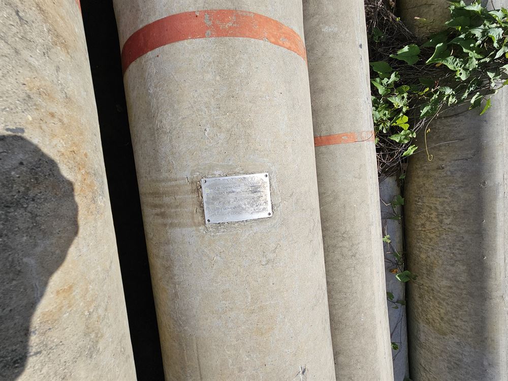 Spun Concrete Two Section Poles, 45/50/65ft, 522 count, Valmont Inc