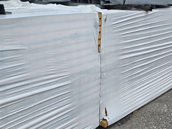 Insulation 2.6"x 4ft x 8ft - Flat PolyISO with GRP Facers  - Aged