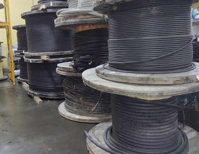 Lot of TECK 90XL Electrical Cables