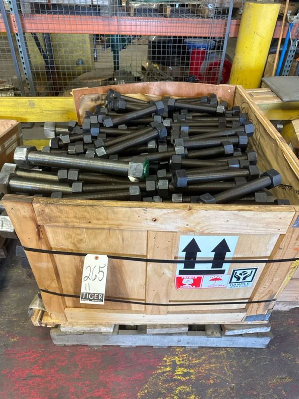 Assorted lot of Large Stud, Bolts, Nuts - Approx 15 Tons