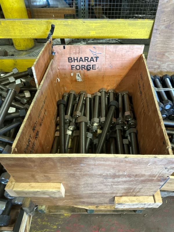 Assorted lot of Large Stud, Bolts, Nuts - Approx 15 Tons