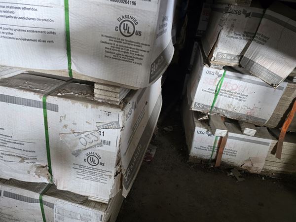 5/8" Secure Rock Gypsum Gypsum Fiber Roof Board- 4ft x 8ft -  Approx 1250 sheets
