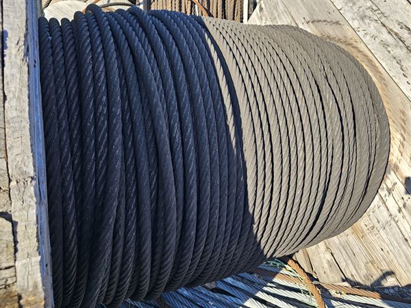 200 Tons of Steel Wire Rope - 5/8" to 1-1/2"  (New / Used)