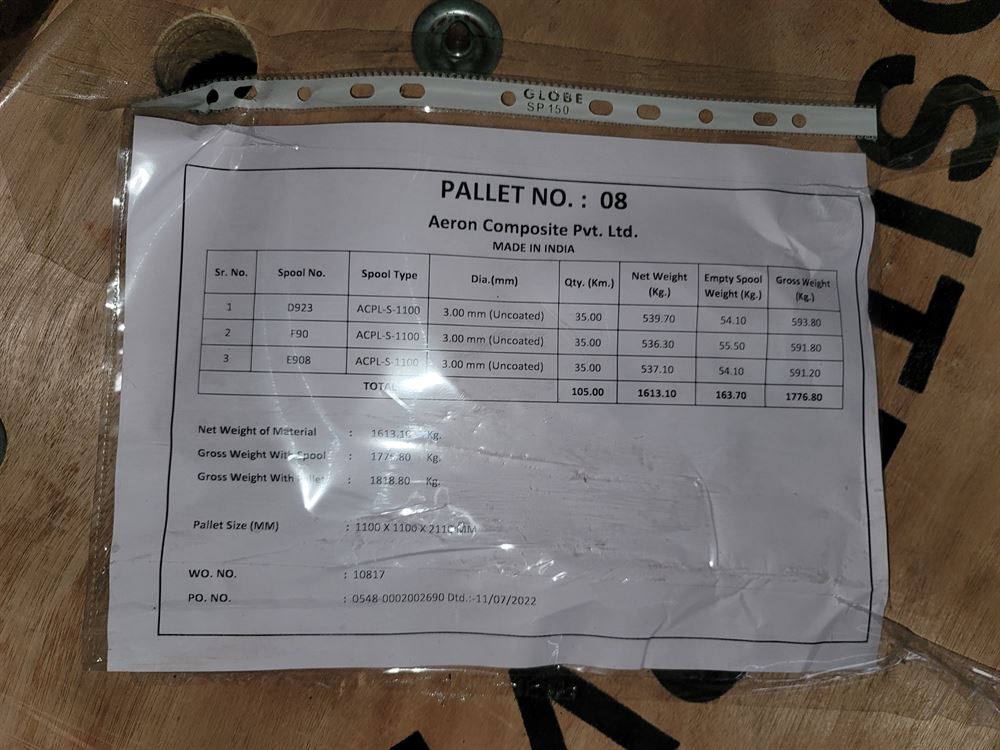 3.0mm FRP Rods Uncoated - 1050 KM