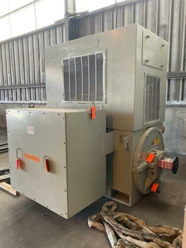 1375 HP Louis Allis AC Electric Motor, 3570rpm, 7310DS Frame, Refurbished