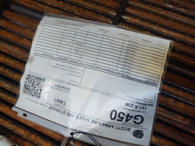 Heat Exchanger, 240in x 52in, Approx 31400LBS