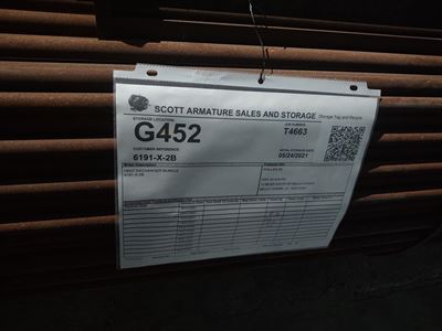 Heat Exchanger, 191in x 20in, Approx 6450LBS