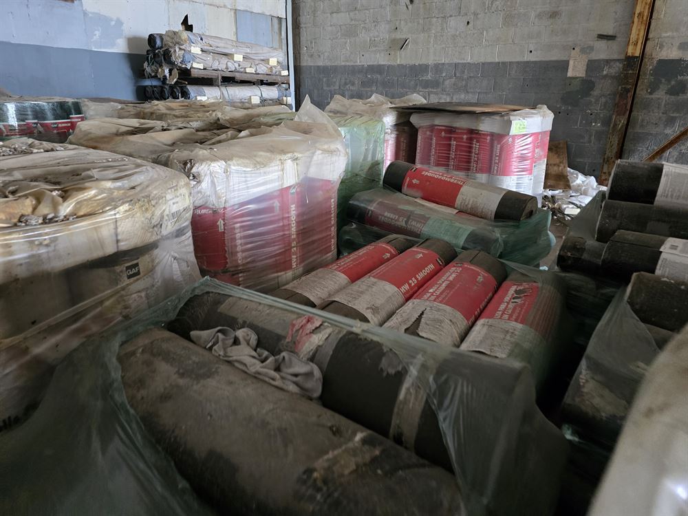 GAF RUBEROID® HW 25 Smooth Membrane - Approx 200 Rolls - Aged