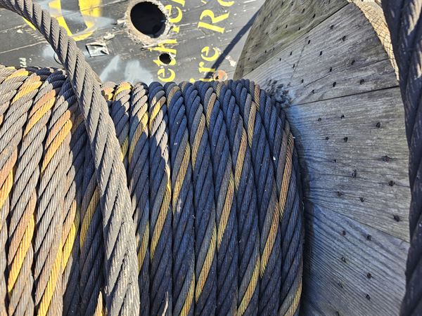 200 Tons of Steel Wire Rope - 5/8" to 1-1/2"  (New / Used)